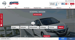 Desktop Screenshot of koeppelnissan.com
