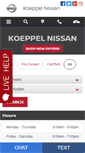 Mobile Screenshot of koeppelnissan.com